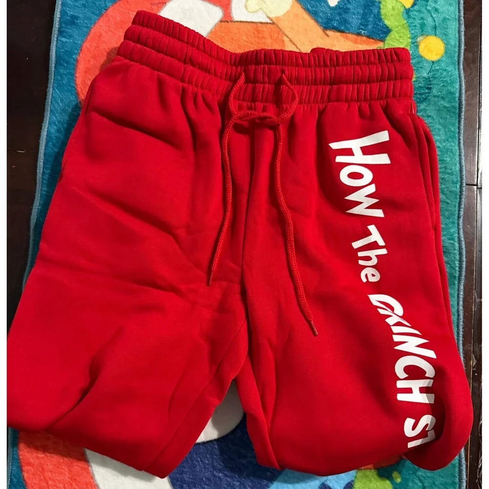 How The Grinch Stole Christmas Woman’s Jogger Pants Size XXS 45430